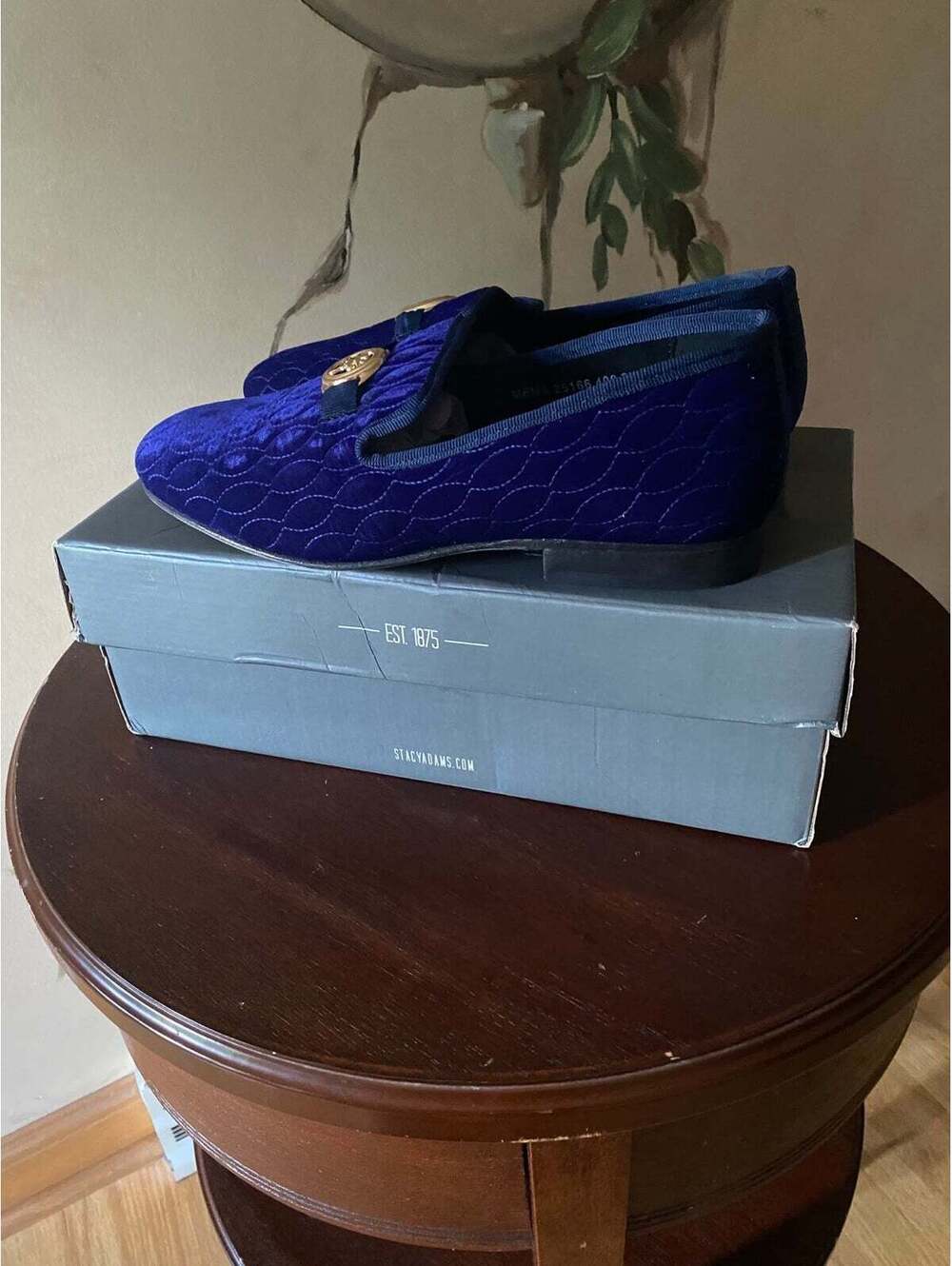 Stacy Adams Men’s Valet Velour Bit Slip-On Loafer